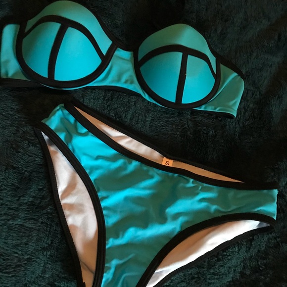 Other - Turquoise and black Bikini